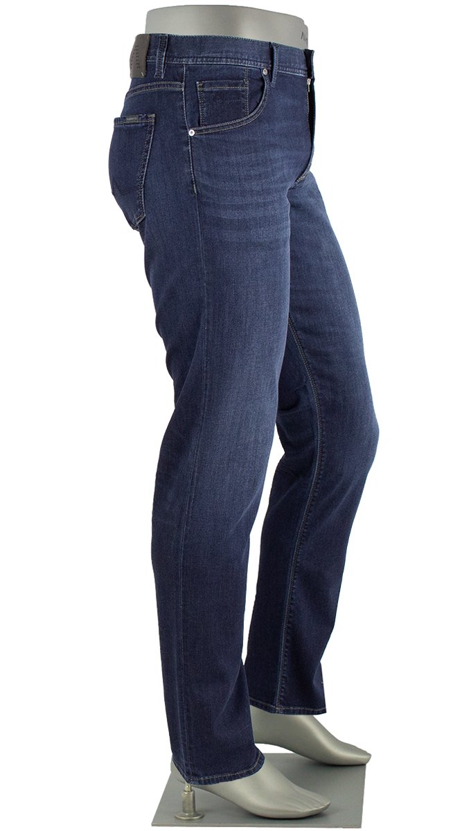 Shop Casual Pants Alberto Stone Super Stretch Indigo